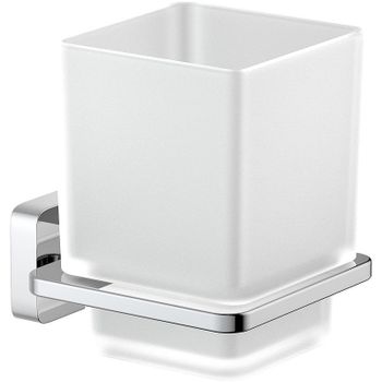 Стакан для зубных щеток Aquatek Либра AQ4304CR Хром — фото 1, Стаканы для зубных щеток