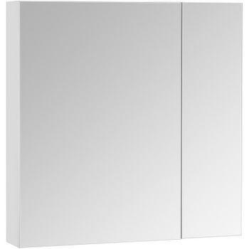 Зеркальный шкаф Aquaton Асти 70 1A263402AX010 Белый — фото 1, Зеркальные шкафы в ванную