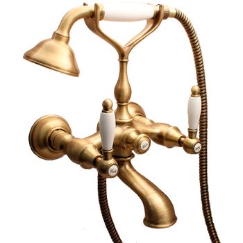 Смеситель для ванны Webert Dorian DO720201065 Бронза — фото 1, Смеситель для ванны