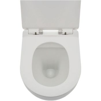 Комплект унитаза AQUAme AQM2002 с инсталляцией WellWant Standart 50 WWISI1110B с сиденьем Микролифт и клавишей смыва Хром глянцевый — фото 5, Комплекты унитаз + инсталляция