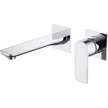 Смеситель для раковины Abber Weiss Insel AF8082 Хром — фото 1, Смесители для раковины