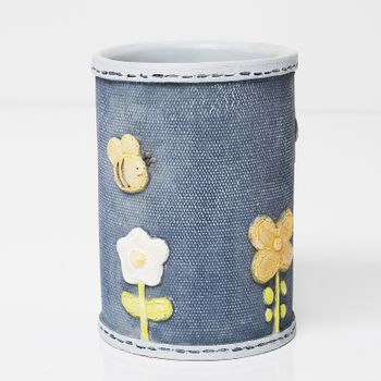 Стакан для зубных щеток WasserKRAFT Lossa K-3428 Синий — фото 2, Стаканы для зубных щеток