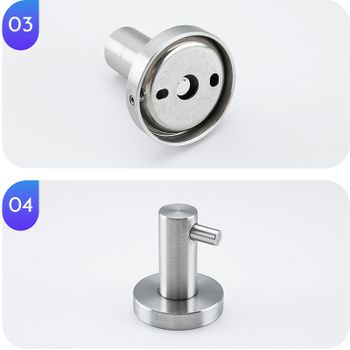 Крючок Frap F301 F30105 Сатин — фото 6, Крючки для полотенец