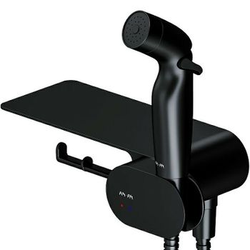 Гигиенический душ со смесителем AM.PM Like F0202622 Черный матовый — фото 1, Гигиенические души