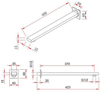 Душевая система Berges Ventas 3S Black 073006 Черная матовая — фото 7, Встраиваемые душевые комплекты