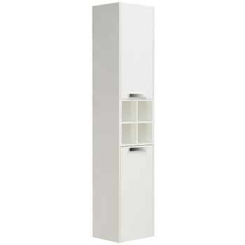 Шкаф пенал Roca Lago 35 857297806 подвесной Белый глянец — фото 1, Пеналы для ванной комнаты