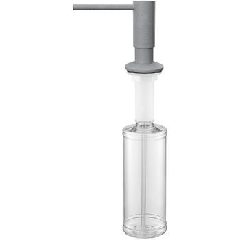 Дозатор для моющего средства Paulmark Decus D004-GR Серый — фото 1, Дозаторы для кухонных моек
