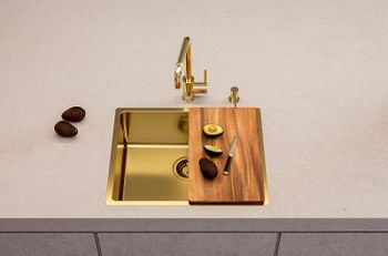 Кухонная мойка Alveus Kombino 50 Monarch Bronze SAT-90 540x440x195 F/S 1121283 Бронза — фото 5, Кухонные мойки