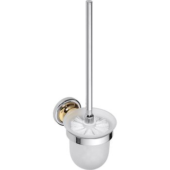 Ершик для унитаза Bemeta Retro Gold and Сhrom 144213018 Золото Хром — фото 1, Ершики для унитаза