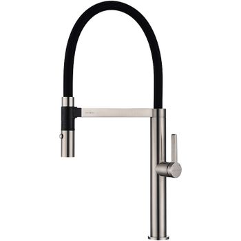 Смеситель для кухни Paulmark Leader Le214101-NI Никель — фото 1, Смесители для кухни