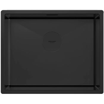 Кухонная мойка Paulmark Next 54 Uni PM215444-MBN Черная матовая — фото 1, Кухонные мойки