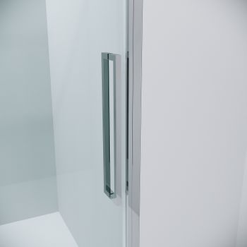Душевая дверь Grossman Cosmo 100 100.K33.02.100.10.00 профиль Хром стекло прозрачное — фото 5, Раздвижные душевые двери