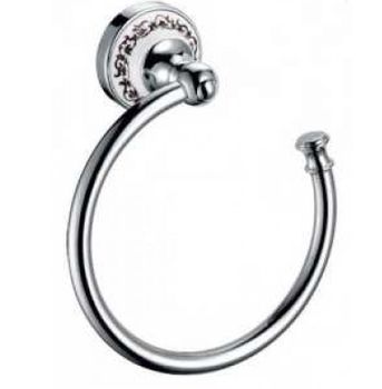 Товар: Кольцо для полотенец Fixsen Bogema FX-78511 Хром Белый - фото 1 Кольцо для полотенец Fixsen Bogema FX-78511 Хром Белый — фото 1, Полотенцедержатели