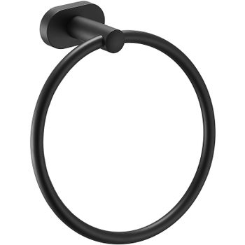 Кольцо для полотенец Belz B901 B90104 Черное матовое — фото 1, Полотенцедержатели