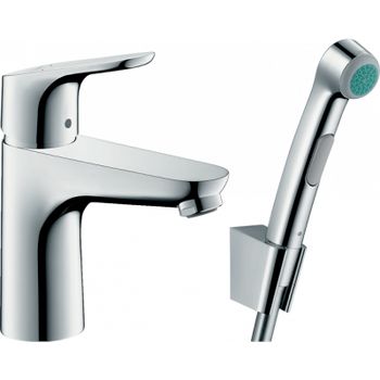 Смеситель для раковины Hansgrohe Focus 31927000 с гигиеническим душем Хром — фото 1, Смесители для раковины