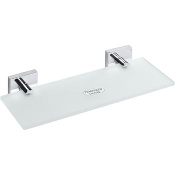 Стеклянная полка Bemeta Beta 132122042 Хром — фото 1, Полки для ванной и душа