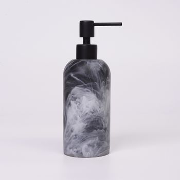 Дозатор для жидкого мыла WasserKRAFT Neime K-1999 Черный Белый — фото 2, Дозаторы