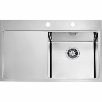 Кухонная мойка Alveus Pure 40R KMB-90 790x525 1103651 Брашированная сталь — фото 1, Кухонные мойки