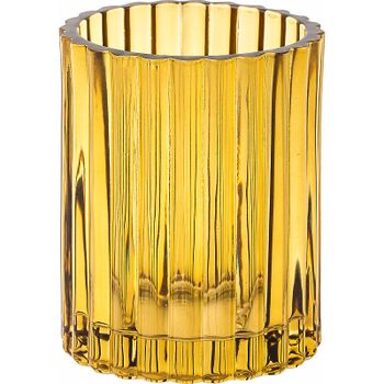 Стакан для зубных щеток Ridder Vilma 2167104 Желтый — фото 1, Стаканы для зубных щеток