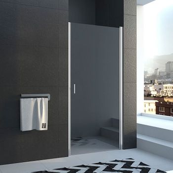 Душевая дверь Veconi Vianno VN-43 80 VN43-80-01-C5 профиль Хром стекло прозрачное — фото 1, Распашные душевые двери