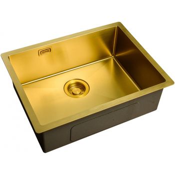 Кухонная мойка ZorG Light Bronze ZL R 580440 BRONZE Бронза — фото 1, Кухонные мойки