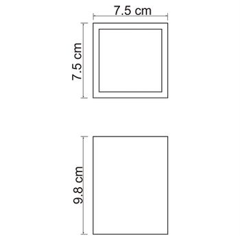 Стакан для зубных щеток WasserKRAFT Leine K-3828 Белый матовый — фото 4, Стаканы для зубных щеток