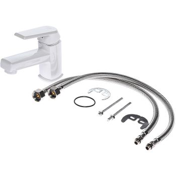 Смеситель для раковины Orange OneLife P02-021w Белый — фото 4, Смесители для раковины