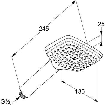 Душевая система Kludi Ameo 416720575 Хром — фото 13, Встраиваемые душевые комплекты