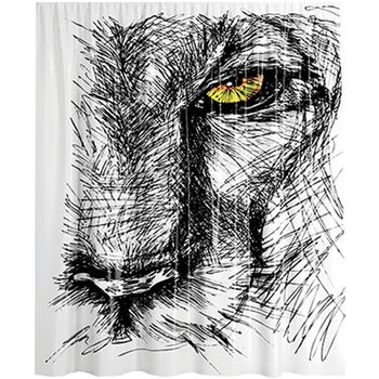 Штора для ванны WasserKRAFT Isar 180х200 SC-73101 Животный — фото 1, Шторы для ванной