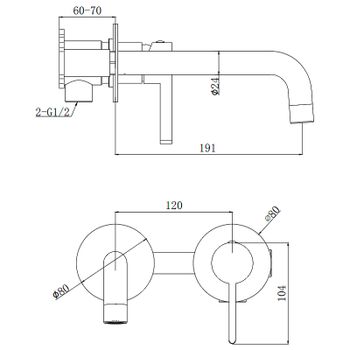 Смеситель для раковины Splenka S221.11.06 Черный матовый — фото 13, Смесители для раковины