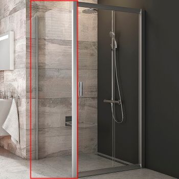 Душевая стенка Ravak Blix BLPS-100 9BHA0C00Z1 профиль Хром стекло Transparent — фото 1, Боковые стенки