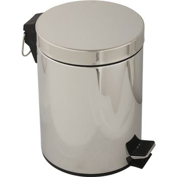 Ведро для мусора Veragio Gifortes VR.GFT-9020.CR Хром — фото 1, Мусорные ведра