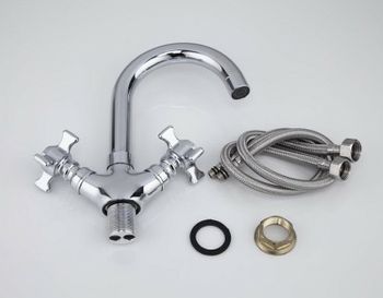 Смеситель для раковины Frap H24 F1324 Хром — фото 7, Смесители для раковины