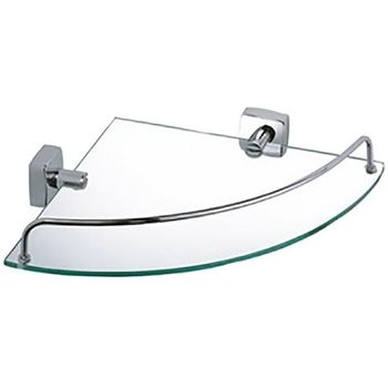 Угловая полка Fixsen Kvadro FX-61303A Хром — фото 1, Полки для ванной и душа