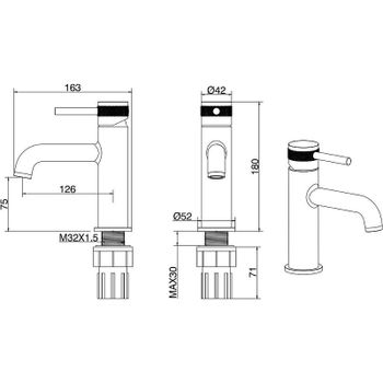 Товар: Смеситель для раковины Allen Brau Priority 5.31001-BN Никель брашированный - фото 19 Смеситель для раковины Allen Brau Priority 5.31001-BN Никель брашированный — фото 19, Смесители для раковины