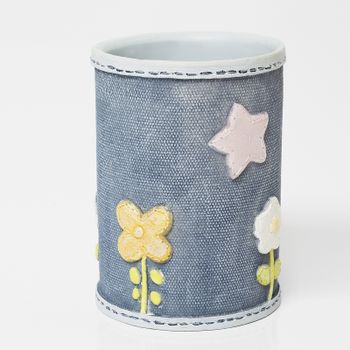 Стакан для зубных щеток WasserKRAFT Lossa K-3428 Синий — фото 3, Стаканы для зубных щеток