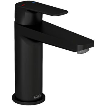 Смеситель для раковины Teska Quars E5618 Черный матовый — фото 1, Смесители для раковины