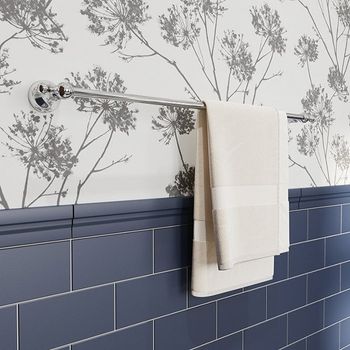 Полотенцедержатель Iddis Retro RETSS10i49 Одинарный Хром — фото 5, Полотенцедержатели