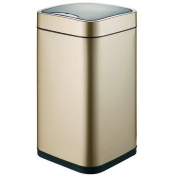 Ведро для мусора WeltWasser Rone CG 28L сенсорное 10000001966 Шампань Золото — фото 1, Мусорные ведра