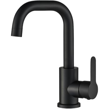 Смеситель для раковины WesnaArt Eko EKO05-250Black Черный матовый — фото 1, Смесители для раковины