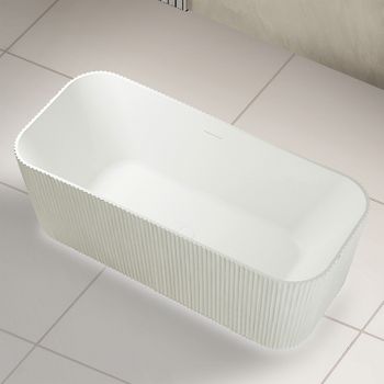 Ванна из искусственного камня Abber Stein 170x75 AS9663 без гидромассажа — фото 1, Ванны из искусственного камня