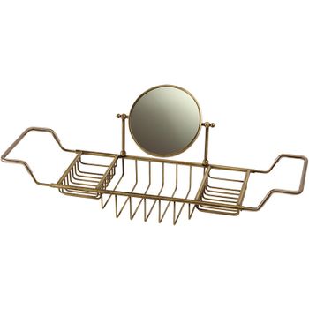 Полка корзина Migliore Complementi 22008 Бронза — фото 1, Полки для ванной и душа