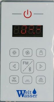 Душевой бокс WeltWasser WW500 Emmer 13555 135x135 10000003290 профиль Хром стекло прозрачное — фото 6, Душевые боксы