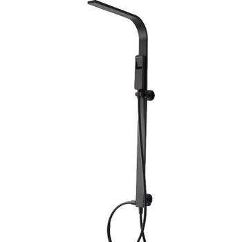 Душевая система Bravat Arc D224K-ENG Черная — фото 1, Душевые стойки