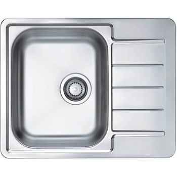Кухонная мойка Alveus Line Max 110 SAT-90 615x500 1144603 Сатинированная сталь — фото 1, Кухонные мойки