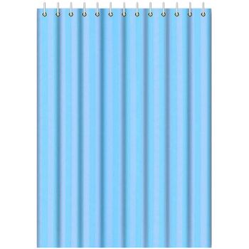 Штора для ванны Haiba HB74003 Синяя — фото 1, Шторы для ванной