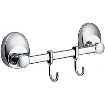 Вешалка для полотенец Haiba HB1615-2 Хром — фото 1, Крючки для полотенец