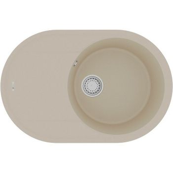 Кухонная мойка Lemark Lacha 720 9910056 Бежевая — фото 1, Кухонные мойки