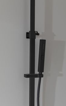 Душевая система Allen Brau Infinity 5.21012-31 Черная матовая — фото 13, Душевые стойки