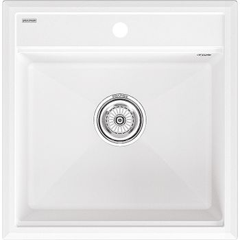 Кухонная мойка Paulmark Stepia 50 PM115051-WH Белая — фото 1, Кухонные мойки
